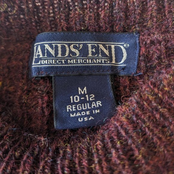 SOLD Land's End 100% Wool Sweater - Size M - EUC - Picture 5 of 8